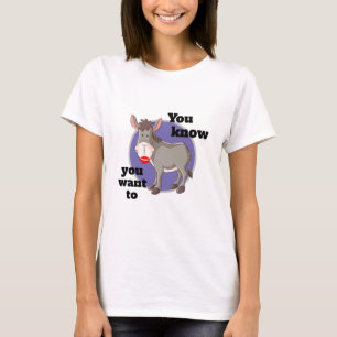 Women's Fashion Novelty YOU KNOW YOU WANT TO KMA T T-Shirt
