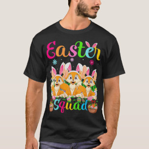Womens Fennec Fo Bunny Ear Easter Squad Fennec Fo T-Shirt