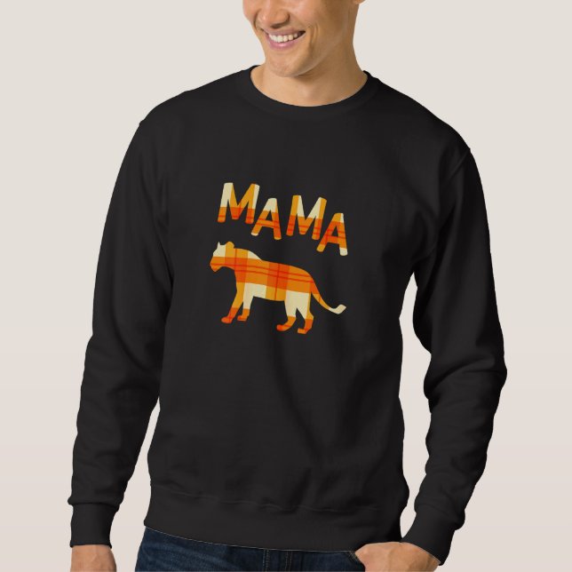 Womens Fierce Mama Lioness Costume For Women Moms  Sweatshirt (Front)