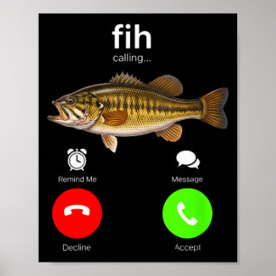 Women's fih calling remind decline accept phone poster
