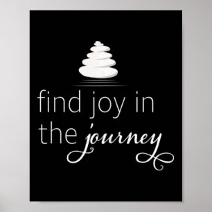 Womens Find Joy In The Journey Mindfulness Meditat Poster