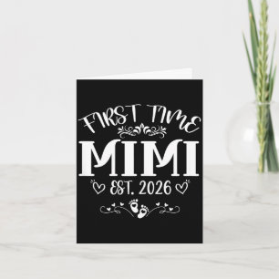 Womens first time mimi est 2026 soon to be mum card