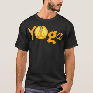 Womens Fitness and Yoga Meditation  T-Shirt