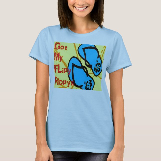 Women's Flip-Flop T-Shirt (Front)