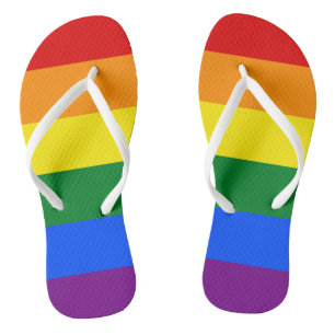 Womens Flip Flops - Pride Colours