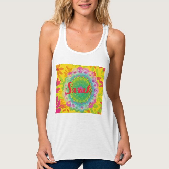 Women's Flovy racerback tank top (Front)