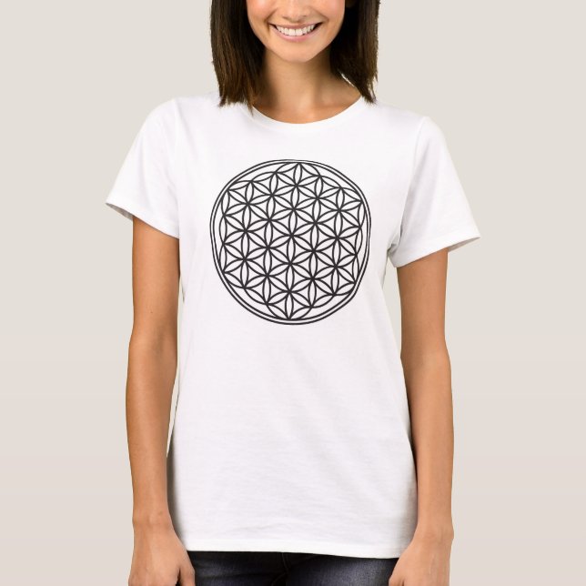 Women's Flower Of Life T-Shirt (Front)