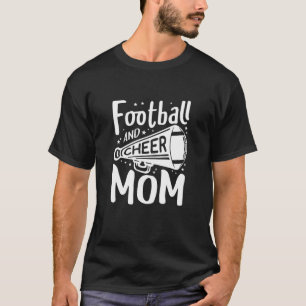 Womens Football And Cheer Mum Tees For Women High