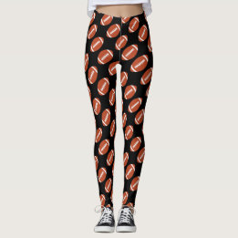 Women's Football Fan Cute Game Day Leggings