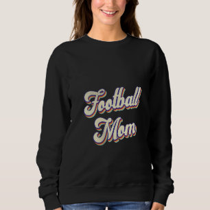 Womens Football Mum Shirt Bleached Mum Life Retro 