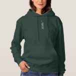 Women's Forest Green Hoodies Double Sided Trendy<br><div class="desc">Women's Forest Green Hoodies Double Sided Add Image Logo Text Here Clothing Apparel Template Personalised Women's Hooded Sweatshirt.</div>