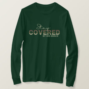 Women's Forest Green Long Sleeve Christian T-Shirt