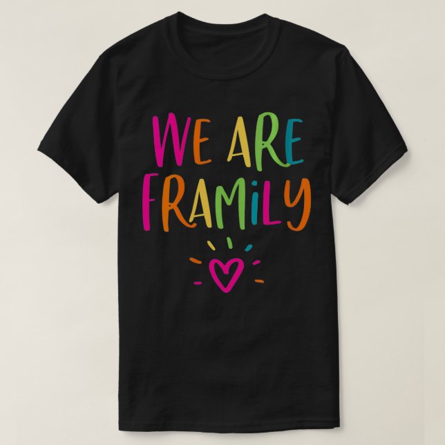 Womens Framily Friends And Family Reunion Gather P T-Shirt (Design Front)