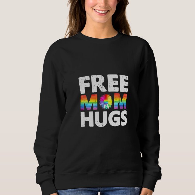 Womens Free Mum Hugs Sweatshirt (Front)