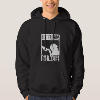 Womens French Bulldog Best Friends For Life French Hoodie