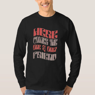 Womens   Friend One & Only Retro Matching Bachelor T-Shirt