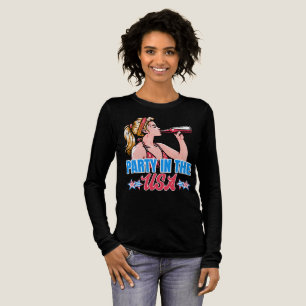 Women's funky 4th of July Tri-Blend Shirt