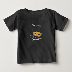 Women's Funny Actor Actress Theatre Masks Gift Baby T-Shirt
