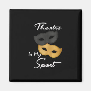 Women's Funny Actor Actress Theatre Masks Gift Magnet