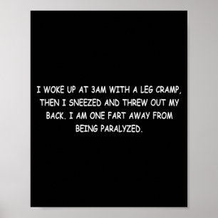 Womens Funny Adult Humour Sarcastic Quote V-Neck Poster
