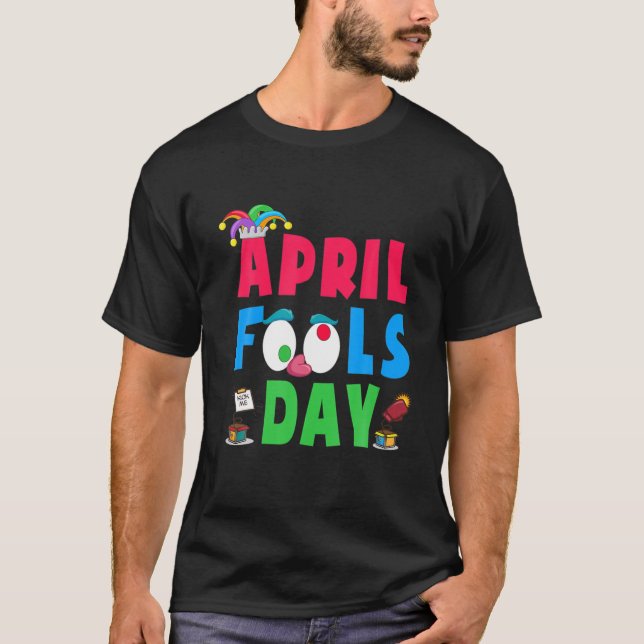 Womens Funny April Fool's Day April Joke Pranks Ki T-Shirt (Front)
