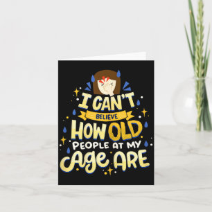 Womens Funny Birthday Sarcastic Quote _i Cant Card