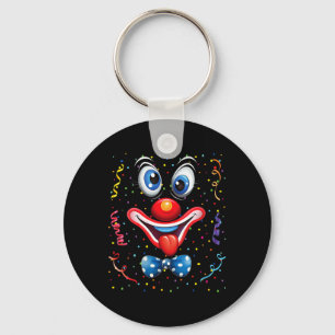 Womens Funny Clown Costumes for Children Carnival Key Ring
