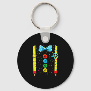 Women's funny clown costumes for children carnival key ring