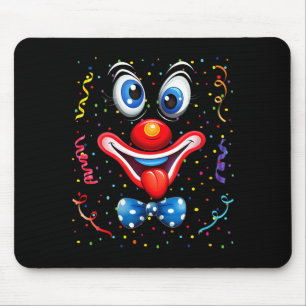 Women's funny clown costumes for children carnival mouse pad