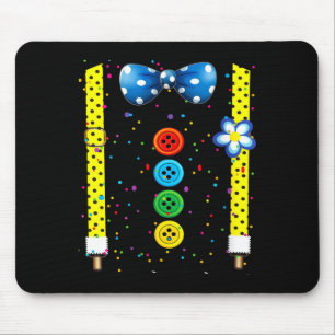 Women's funny clown costumes for children carnival mouse pad