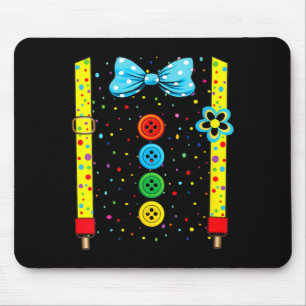 Women's funny clown costumes for children carnival mouse pad