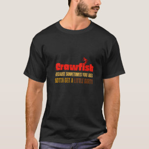 Womens Funny Crawfish Boil Crayfish Distressed V T-Shirt