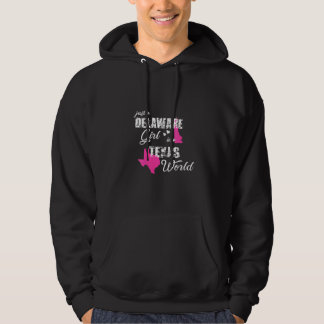 Womens Funny Delaware Shirts Just A Delaware Girl 