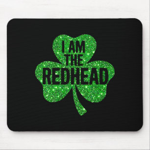 Women's funny dibs on the redhead am the redhead mouse pad