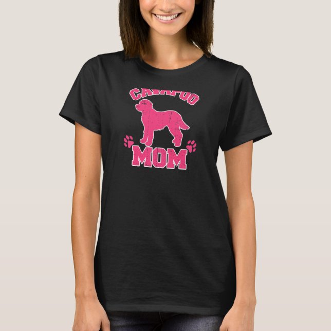 Womens Funny Dog, Cavapoo Dog Mum Cavapoo Lover Pr T-Shirt (Front)