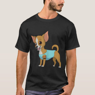 Womens Funny Dog Chihuahua Love Mum Tattoo Gift Te T-Shirt