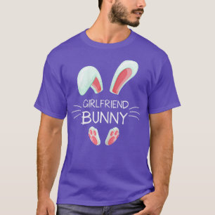 Womens Funny Easter Day Costume Matching Girlfrien T-Shirt