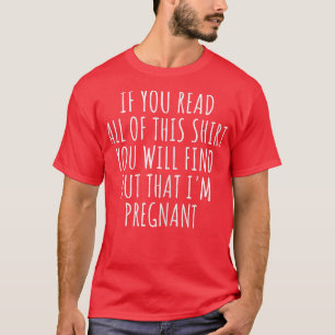 Womens Funny First Time Mum Dad Pregnancy Announce T-Shirt