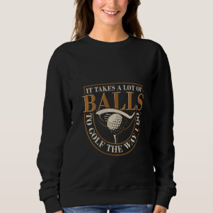 Womens Funny Golfer  Golf Club Golfing Sport Golf  Sweatshirt