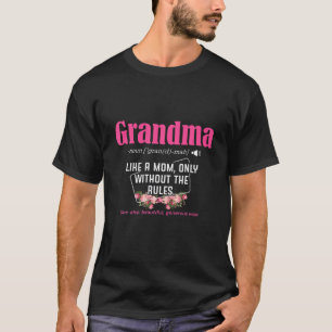 Womens Funny Grandma Definition Grandmother Grandp T-Shirt