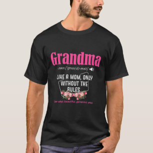 Womens Funny Grandma Definition Grandmother Grandp T-Shirt