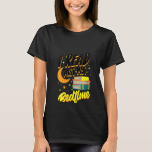 Womens Funny I Read Past My Bedtime  Cute Bookworm T-Shirt