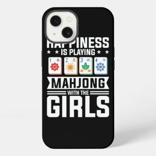 Womens Funny Mahjong Happiness Is Playing Mahjong  iPhone 13 Case