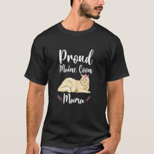 Womens Funny Maine Coon  Graphic For Women And Mum T-Shirt