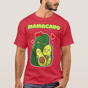Womens Funny Mamacado Avocado Mum T-Shirt
