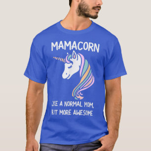 Womens Funny Mamacorn Unicorn Costume Mum Mothers  T-Shirt