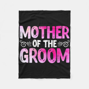 Womens Funny Mother's Day Bridal Party Wedding Mot Fleece Blanket