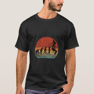 Womens Funny Mountain Bike Evolution MTB Accessori T-Shirt