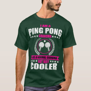 Womens Funny Ping Pong Grandma Quote Table Tennis  T-Shirt