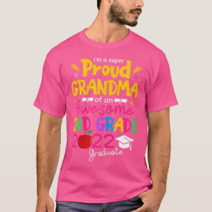Womens Funny Proud Grandma of a Class of 2022 2nd T-Shirt